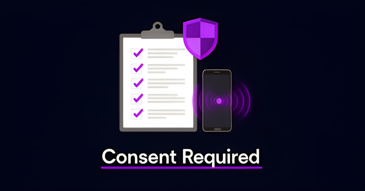 What must the consumer consent disclosure contain?
