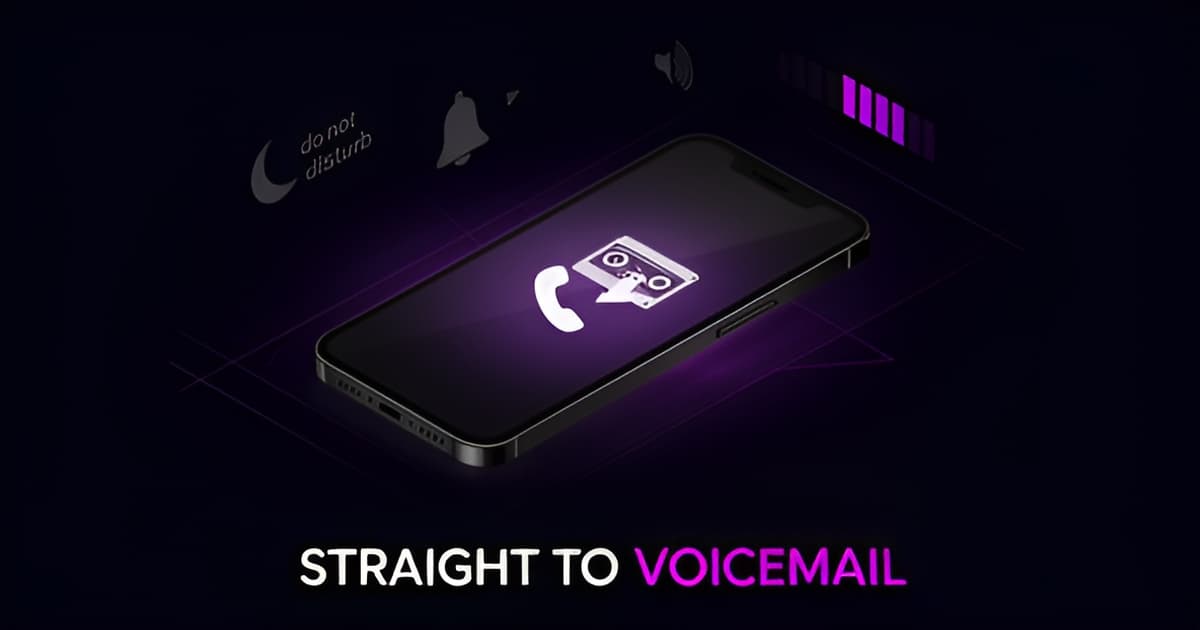 Why do all my outgoing calls go to voicemail?